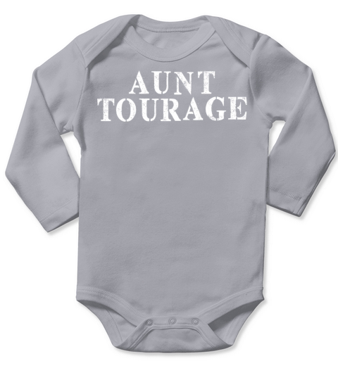 Best Friend Funny - Aunt Tourage Long Sleeve Baby One-Piece