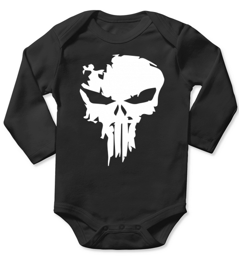 Camisa de compresión Punisher para hombre Tops Skulls 3D Fitness T-shirt 2018 Long Sleeve Baby One-Piece