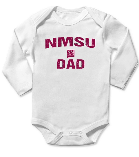 Champion Dad New Mexico State University 2020 Long Sleeve Baby One-Piece