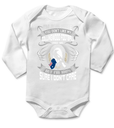 Collingwood Football Club Long Sleeve Baby One-Piece