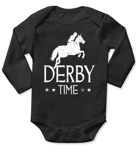 Derby Time Horse Racing - Baby Onesie Long Sleeve Baby One-Piece