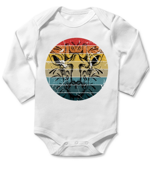 Giraffe Tshirt Kids Women Men Boys Africa Long Sleeve Baby One-Piece