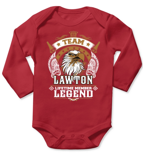 LAWTON TEAM LEGEND, LAWTON TSHIRT Long Sleeve Baby One-Piece