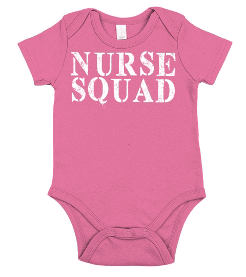 Best Friend Funny - Nurse Squad Short Sleeve Baby One-Piece