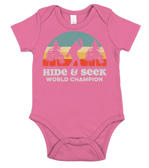 Bigfoot Hide & Seek World Champion Vintage shirt Short Sleeve Baby One-Piece