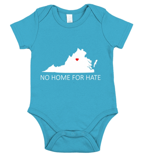 Charlottesville Virginia No Home for Hate UVA t-shirt Short Sleeve Baby One-Piece