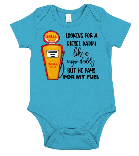 Looking For A Diesel Daddy Short Sleeve Baby One-Piece