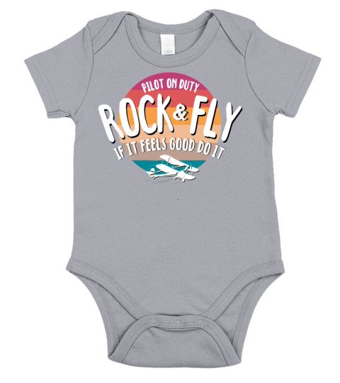 Rock Fly Pilot on duty Short Sleeve Baby One-Piece
