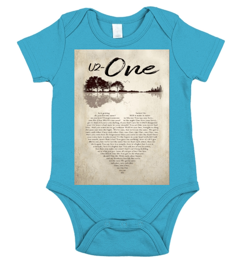 U2- One Short Sleeve Baby One-Piece