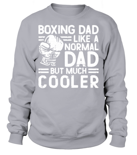 Boxing Dad Father Vintage Boxing Sweatshirt Unisex