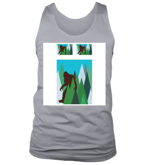 Bigfoot Forest Bedding Set Tank Top Unisex