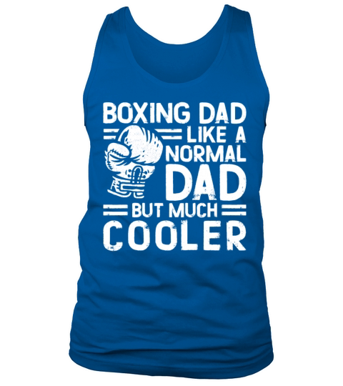 Boxing Dad Father Vintage Boxing Tank Top Unisex