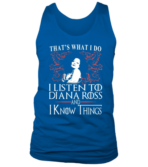 Diana Ross I KNOW THINGS Tank Top Unisex