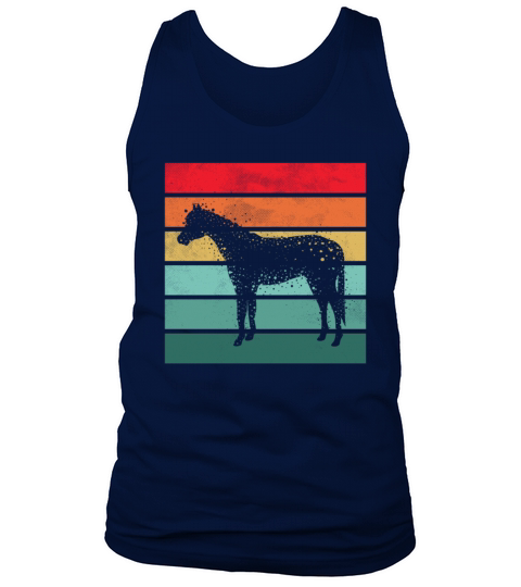 Girls Horse Riding Shirt Vintage Retro Tank Top Unisex