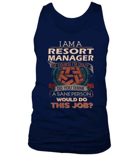 RESORT MANAGER Tank Top Unisex