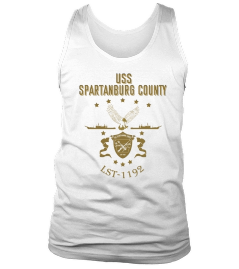 USS Spartanburg County LST 1192 Tank Top Unisex