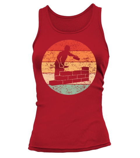 Bricklayer Craftsman Profession Retro Gift Idea Tank top Woman
