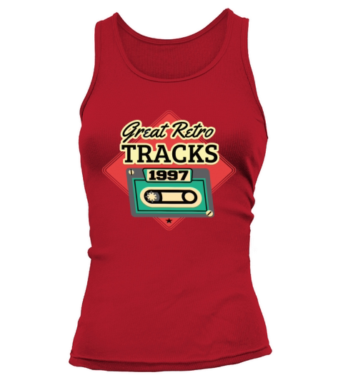 Great Retro Tracks 1997 Cassette Vintage Birthday Tank top Woman