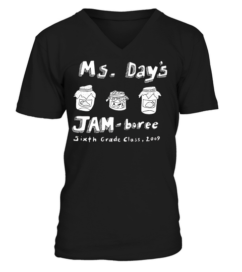 Ms. Days Jam-boree 2009 - New Girl V-Neck T-shirt