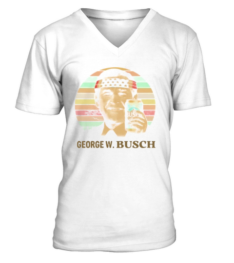 President George W Bush America vintage t-shirt V-Neck T-shirt