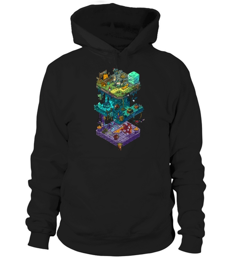 Dungeons and Isometric Dragons Hoodie Unisex
