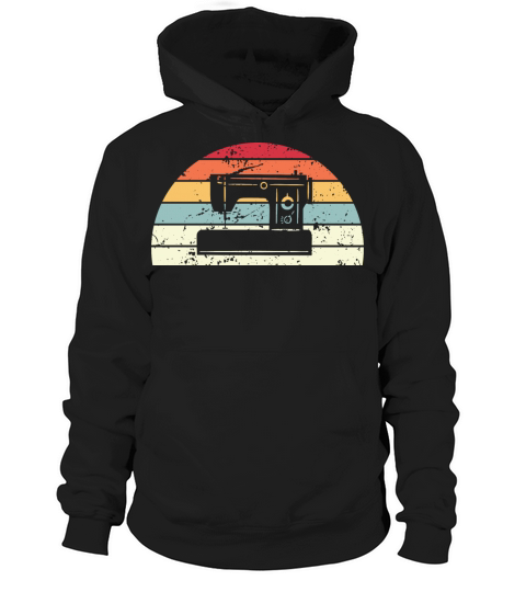 Retro Sewing Sunset Vintage sew Sunrise Hoodie Unisex