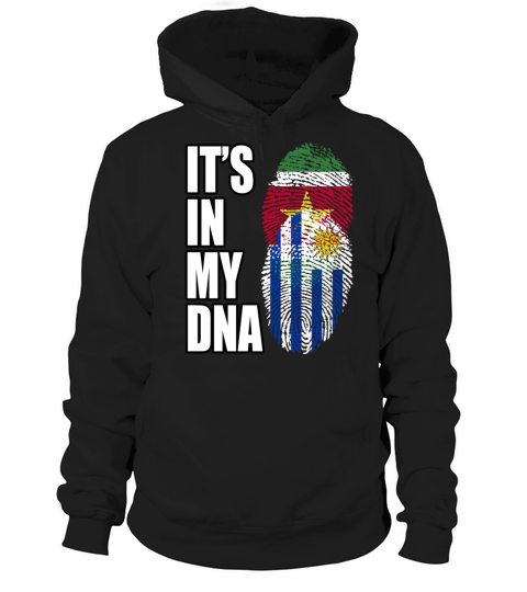 Surinamese And Uruguayan Vintage Heritage DNA Flag Hoodie Unisex