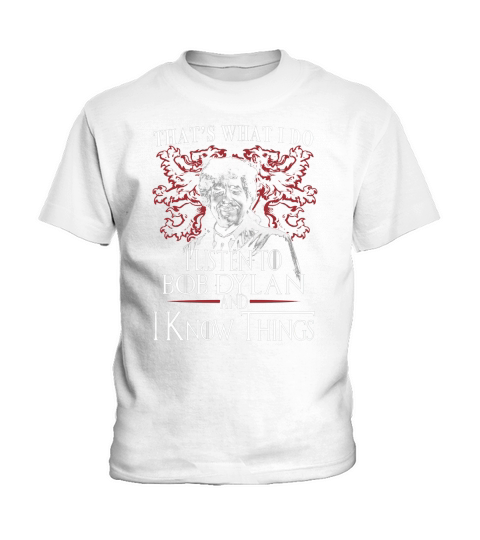 Bob Dylan I KNOW THINGS Kids T-Shirt