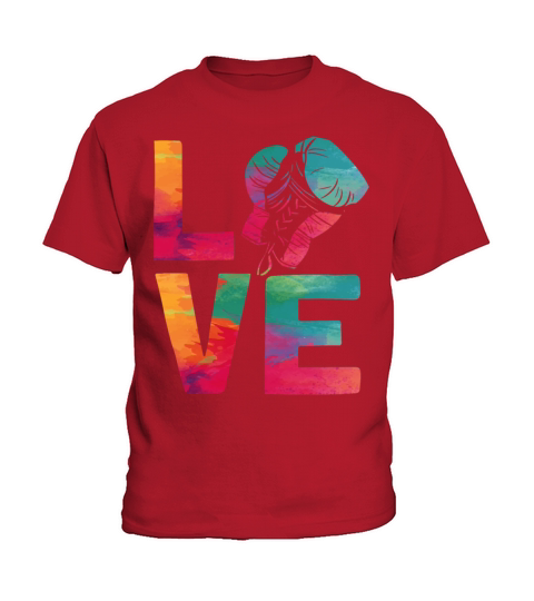 Boxing Watercolor Vintage Love Kids T-Shirt