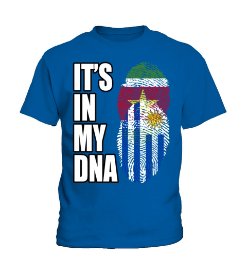 Surinamese And Uruguayan Vintage Heritage DNA Flag Kids T-Shirt