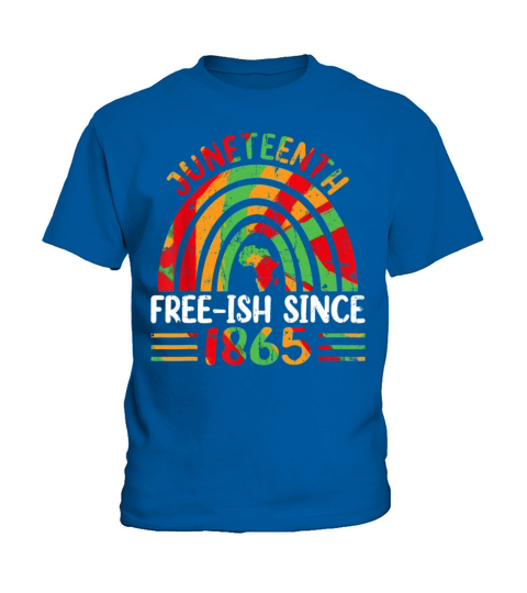 Vintage Juneteenth Free-ish Since 1865 Kids T-Shirt