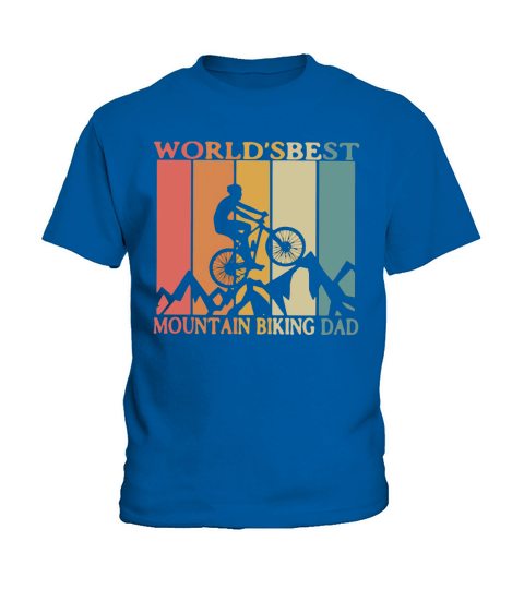 World’s Best Mountain Biking Dad Classic Kids T-Shirt