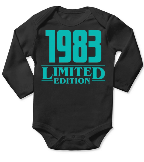 1983 Limited Edition Birthday Design Long Sleeve Baby One-Piece