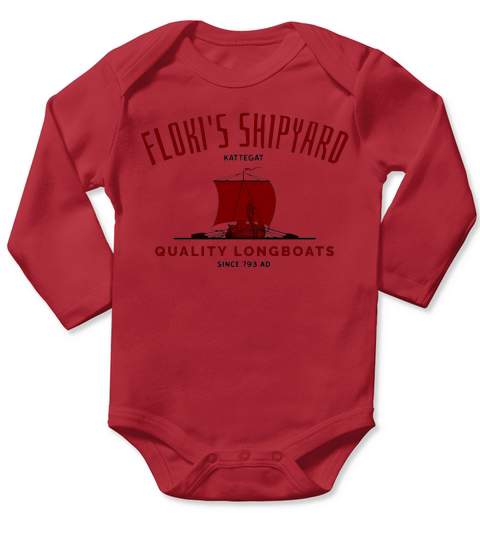 Floki’s shipyard quality longboats Long Sleeve Baby One-Piece