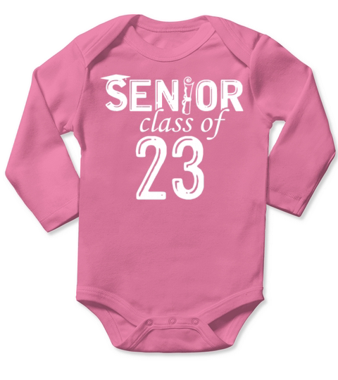 Senior Class of 2023 Funny Long Sleeve Baby One-Piece