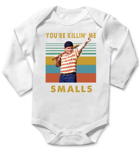 The Sandlot You’re Killin’ Me Smalls Vintage shirt Long Sleeve Baby One-Piece