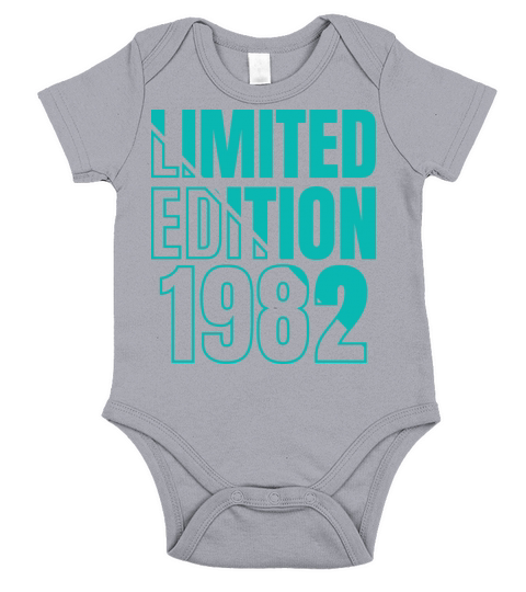 1982 Limited Edition 40th Birthday Short Sleeve Baby One-Piece