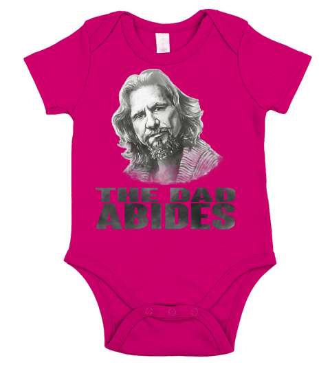 Funny Vintage The Dad Abides t shirt for fathers day gift T-Shirt Short Sleeve Baby One-Piece