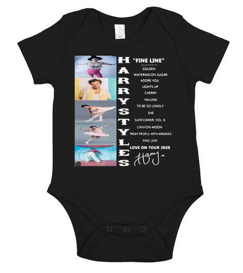 HARRY STYLES Short Sleeve Baby One-Piece