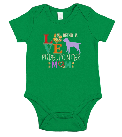 Pudelpointer Mom for Pudelpointer Dog Lovers Short Sleeve Baby One-Piece