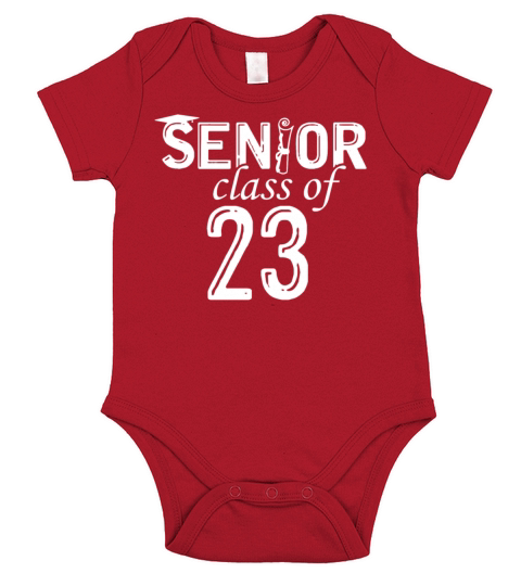 Senior Class of 2023 Funny Short Sleeve Baby One-Piece