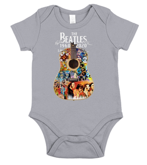 The Beatles guitar 1960 2020 signatures shirt - Drawstring Bag Short Sleeve Baby One-Piece