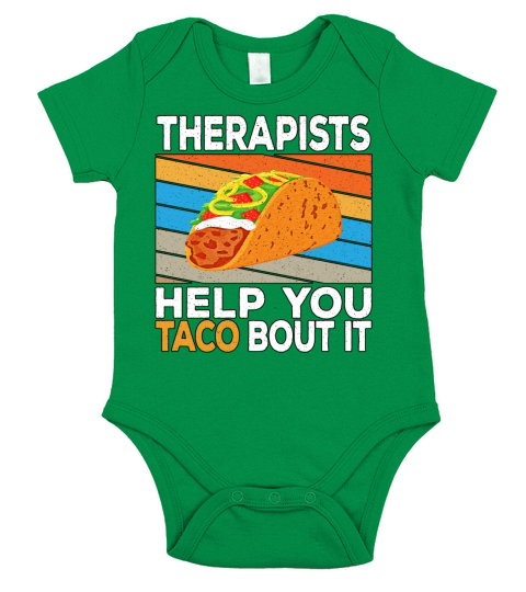 Therapists Help You Taco Bout It Short Sleeve Baby One-Piece