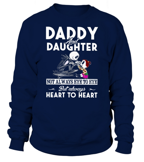 Daddy and Daughter Not Always eye to eye but always heart to heart - Samsung Galaxy S8 Plus Case Sweatshirt Unisex