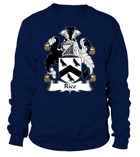 Rice Family Crest British Family Crests Sweatshirt Unisex