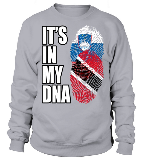 Slovenian And Trinidad Tobago Vintage Heritage DNA Sweatshirt Unisex