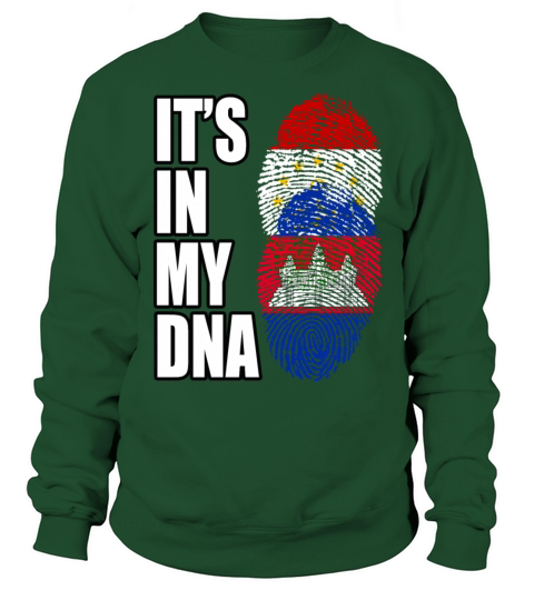 Tajikistani And Cambodian Vintage Heritage DNA Fla Sweatshirt Unisex