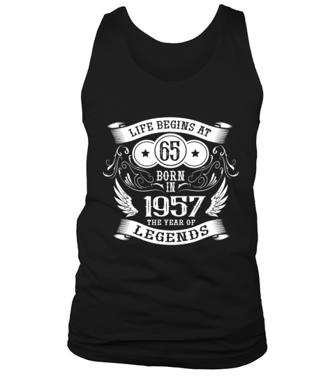 65th Birthday Gifts Vintage 1957 Vintage Tank Top Unisex