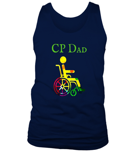 Cerebral Palsy Dad T-shirt Tank Top Unisex