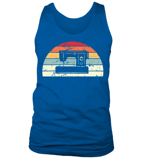 Retro Sewing Sunset Vintage sew Sunrise Tank Top Unisex